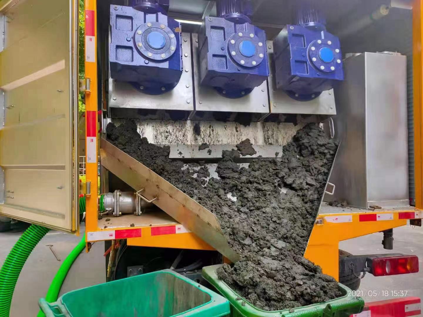 港北化粪池清掏城市维护站-泥浆净化干湿分离处理
